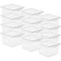 20 Pcs Reptile Enclosure Tank Clear Box Small Cage Plastic Container Feeding Snake Lizard Terrarium Insect Breeder Pet