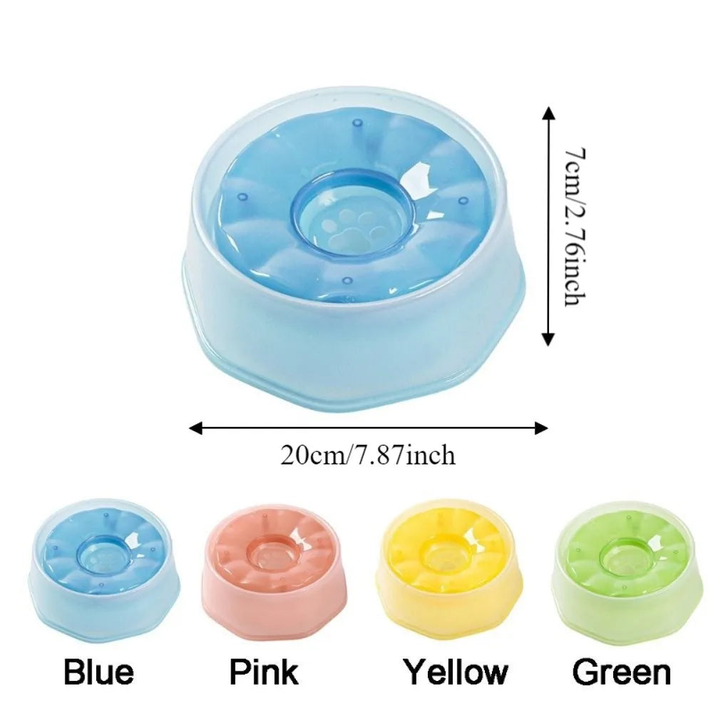 Plastic Anti-Splash Floating Dog Water Bowl (Large Capacity, Spill-Proof)