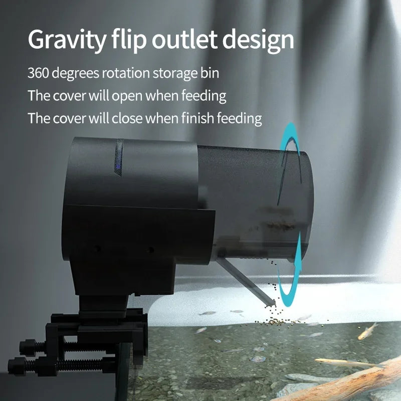iLONDA Wi-Fi Smart Automatic Fish Feeder 2nd Gen (Long Range Remote, Timer, Countdown Feeding)