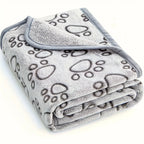 Ultra Soft Fluffy High Quality Pet Blanket Cute Cartoon Pattern Pet Mat Warm and Comfortable Blanket for Cat Dogs Cat Bath Towel
