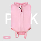 Adjustable Cat & Dog Surgery Recovery Suit — Anti-Lick Wound Healing Vest Bodysuit