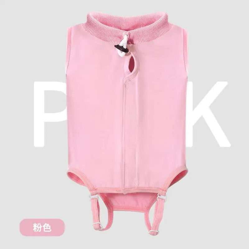 Adjustable Cat & Dog Surgery Recovery Suit — Anti-Lick Wound Healing Vest Bodysuit
