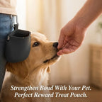 Silicone Dog Treat Pouch (Waterproof, Oil-Resistant, Wipe-Clean)
