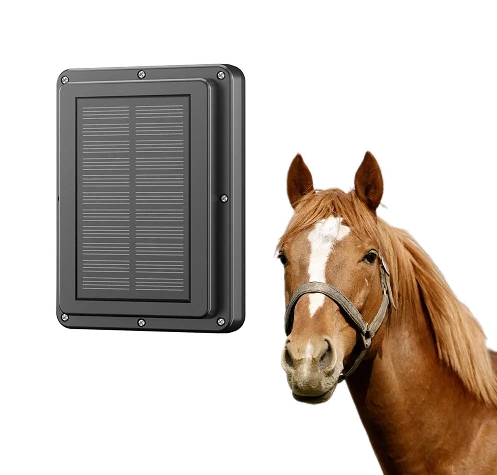 Solar-Powered Anti-Theft GPS Livestock Tracker for Cattle, Sheep & Cows - Intelligent Farm Positioning