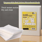 Disposable Pet Urine Pads 50/100pcs High Absorbency Dog Diaper Wiping Paper Quick Dry Convenient Cleanup Sheets