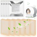 Pet Odor Eliminator: 6-Pack Floral Scent Gel for Meowant Self-Cleaning Litter Boxes - Long-Lasting Neutralizer and Effortless