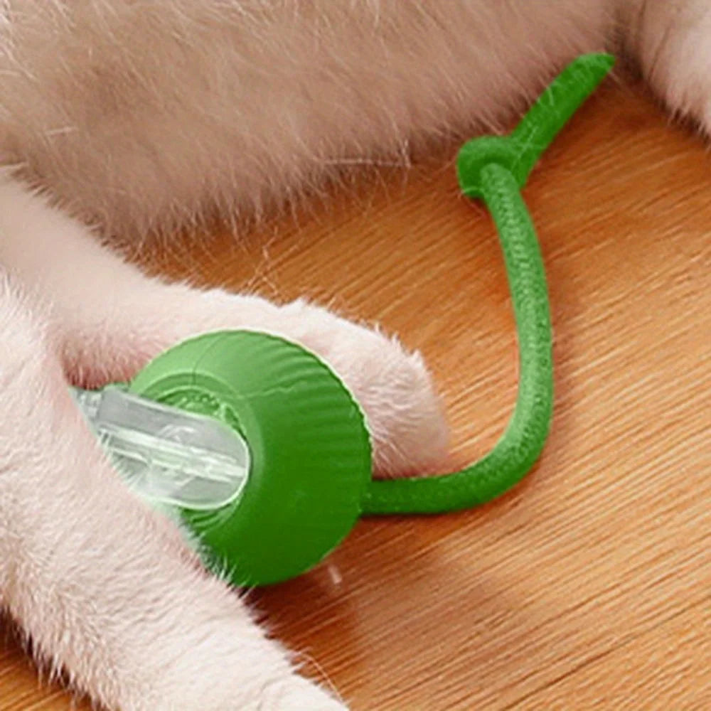 Smart Rolling Ball Toy with Faux Tail