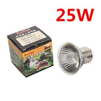 25/50/75W Reptile Lamp Bulb Amphibians Lizards Turtle Basking UVA+UVB 3.0  Light Bulbs Heating Lamp Temperature Controller 1Pc