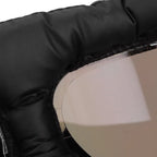 Oversized Frame Dog Eye Guard Sun Ray Block Shatter Tough Pet Eye Visor Wind Proof Comfort Fit Harley Style Eye Visor