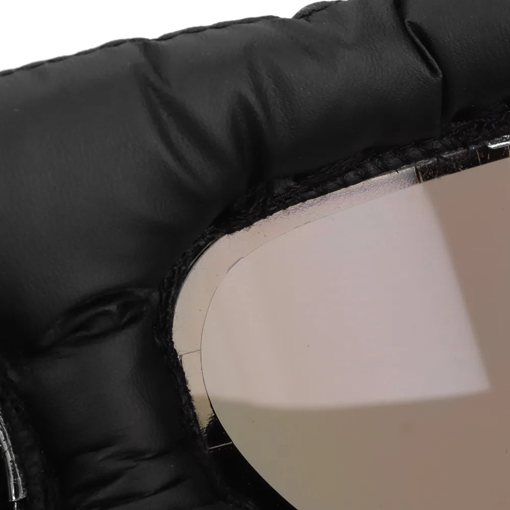 Oversized Frame Dog Eye Guard Sun Ray Block Shatter Tough Pet Eye Visor Wind Proof Comfort Fit Harley Style Eye Visor