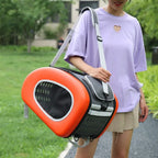 2026 Breathable Pet Suitcase & Cat Backpack, Foldable Portable Outdoor Pet Bag, Multi-Functional Carrying Dog Carrier