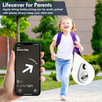 4-Pack Hidden AirTag Holder for Kids - Anti-Removal GPS Case with Pins for Children, Elderly, Pets & Bags