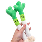 Catnip Onion Plush Cat Wand Toy — Bite-Resistant Washable Bell Chew Toy for Cats