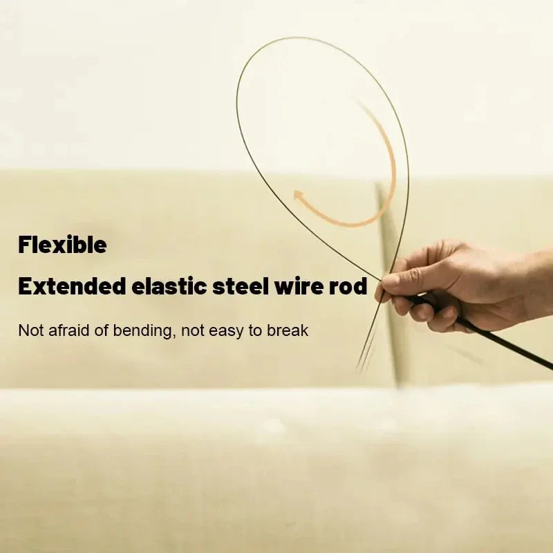 Simulated Bird Feather Cat Teaser Stick with Epoxy Sucker & Steel Wire Rod