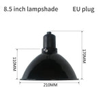 Reptile Deep Dome Lampshade 5.5/8.5/10 Inch Reptile Light Fixture Snakes Lizards Geckos Terrariums Anti-scald Protective Shade