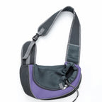 Hands-Free Puppy Carrier Backpack Breathable Oxford Cloth Cat Carrying Bags Crossbody Bag Multi-size Travel Shoulder Bag