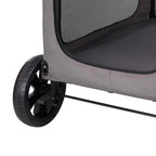 Pet Stroller 4-Wheels Dog Stroller Carrier 160lbs Weight Capacity Portable