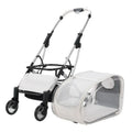 Lightweight Foldable Detachable Transparent Pet Stroller Portable Outdoor Dog Walking Cart Carrier for Small Medium Dog Stroller