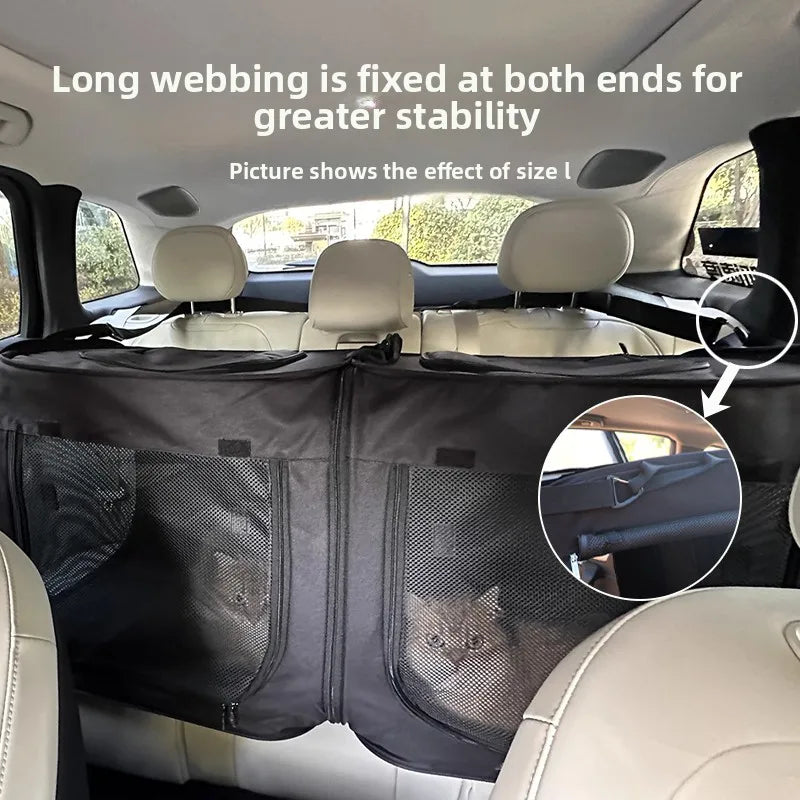 Portable Waterproof Car Pet Bed Kennel (Anti-Shedding, Backseat Crate)