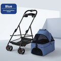 Pet Stroller Poodle Cats Small Pets Lightweight Foldable Outdoor Travel Pet Stroller Pet Trolley Puppy Stroller Dog Trolley