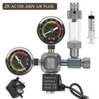 ZRDR Aquarium CO2 Regulator (Solenoid Valve, Bubble Counter, Planted Tank)