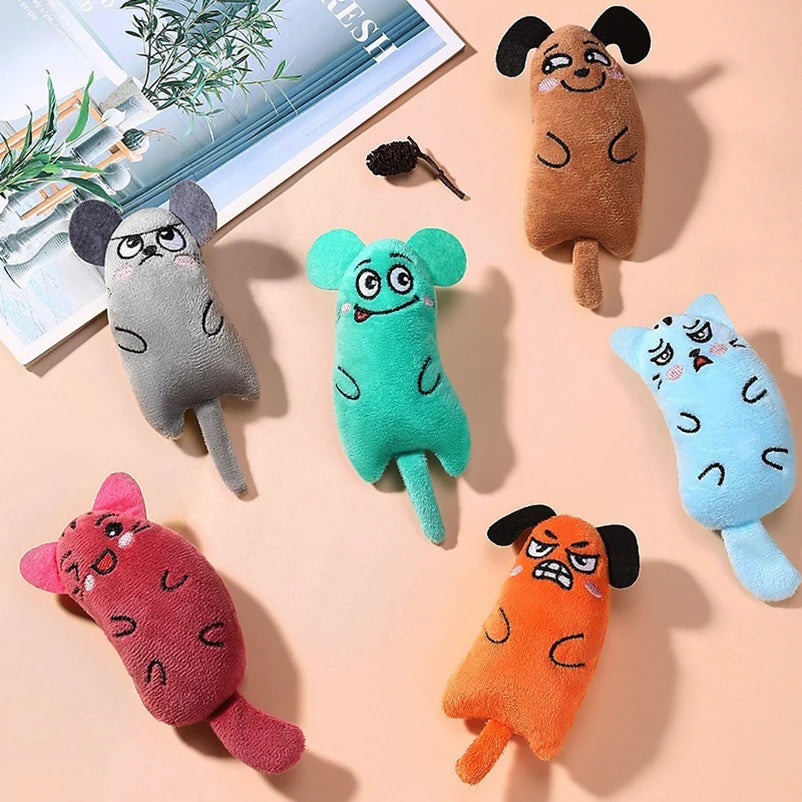 Cartoon Plush Bite-Resistant Pet Toy