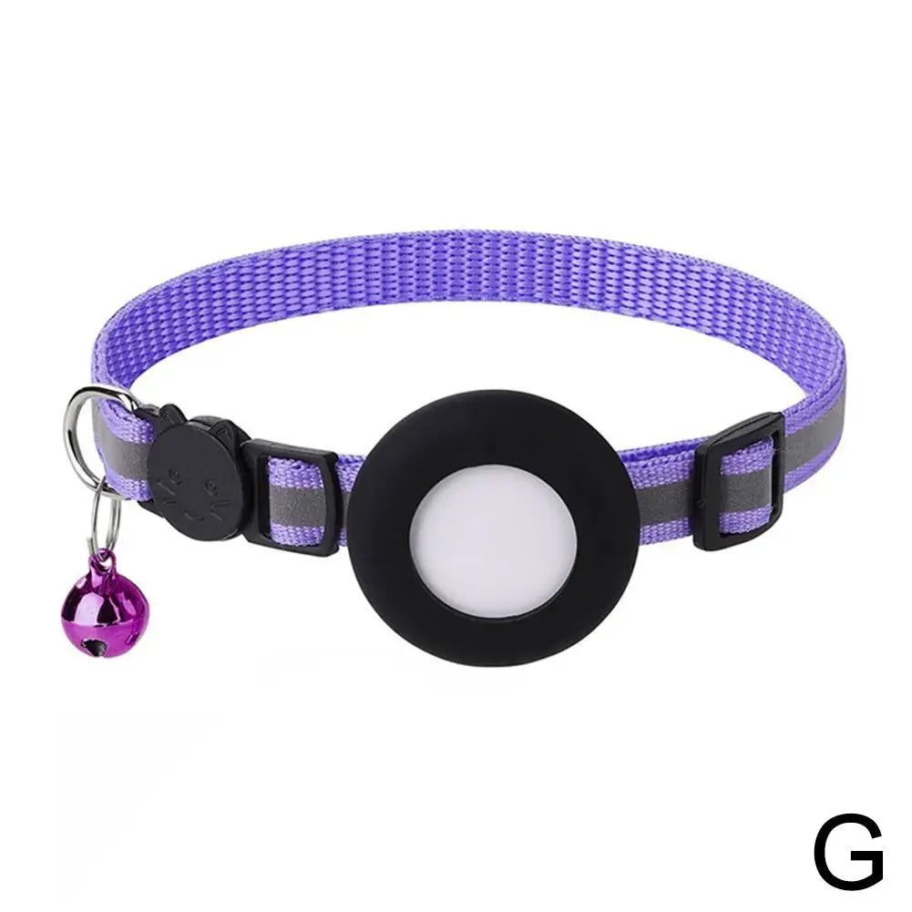 Reflective Breakaway Cat Collar with Bell — Anti-Strangling Adjustable Safety Necklace for Cats & Small Dogs