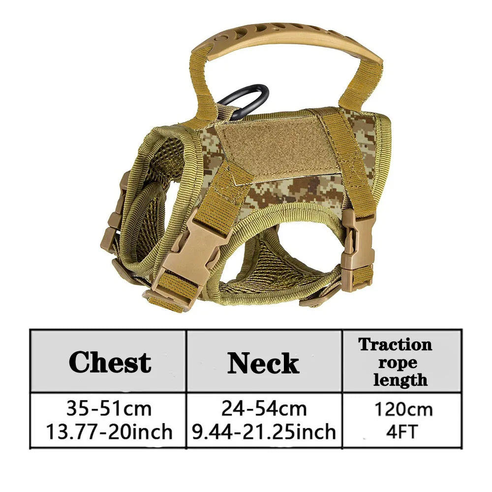 Tactical Pet Harness with Leash