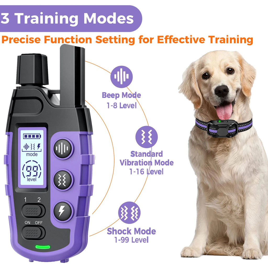 1000m Waterproof Dog Training Collar with Remote