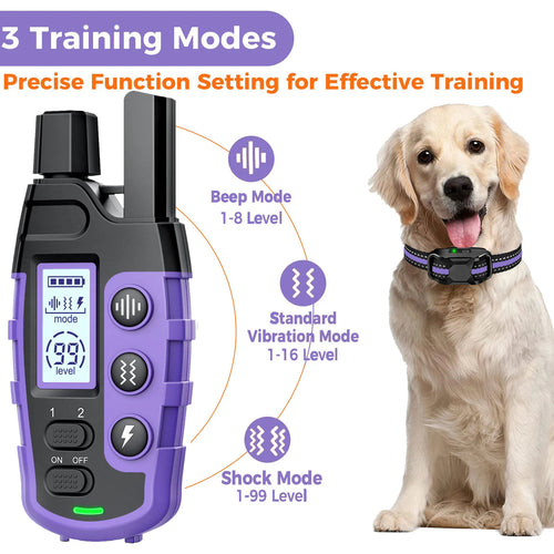 1000m Waterproof Dog Training Collar with Remote