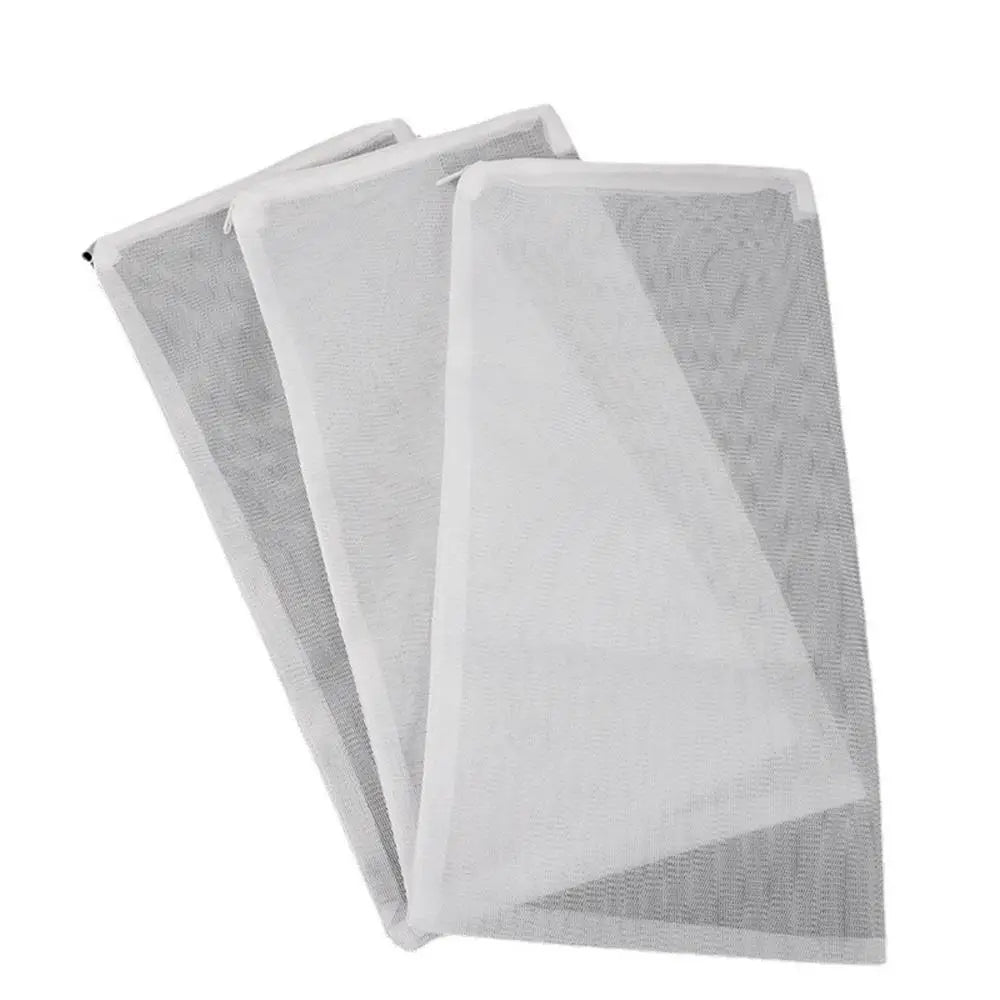Aquarium Filter Net Bags (5-Pack, 100 Mesh Nylon, Bio Ball & Carbon Media, Pond & Tank)