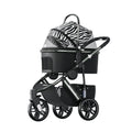 Load Bearing 30kg Pet Stroller High Landscape Dog Stroller Cat Stroller Outdoor Dog Walking Cart Folding and Stretching Handle