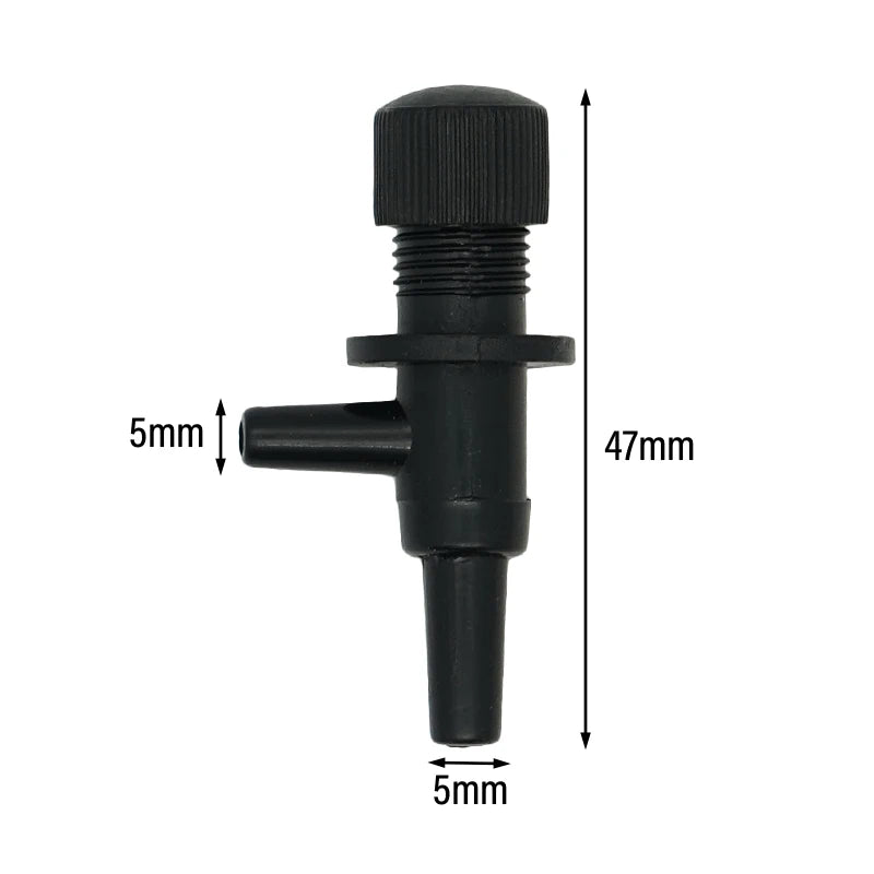 10/20pcs Aquarium Air Flow Control Valve Tap Fish Tank Air Water Flow Regulator Hose Connector Control Valve For 5mm Oxygen Tube