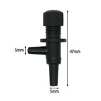 10/20pcs Aquarium Air Flow Control Valve Tap Fish Tank Air Water Flow Regulator Hose Connector Control Valve For 5mm Oxygen Tube