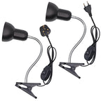 UVA+UVB 3.0 Reptile Lamp Holder Set with Clip-on Thermometer Hygrometer Lizard Turtle Tortoises Tools Basking Heating Bulb 220V