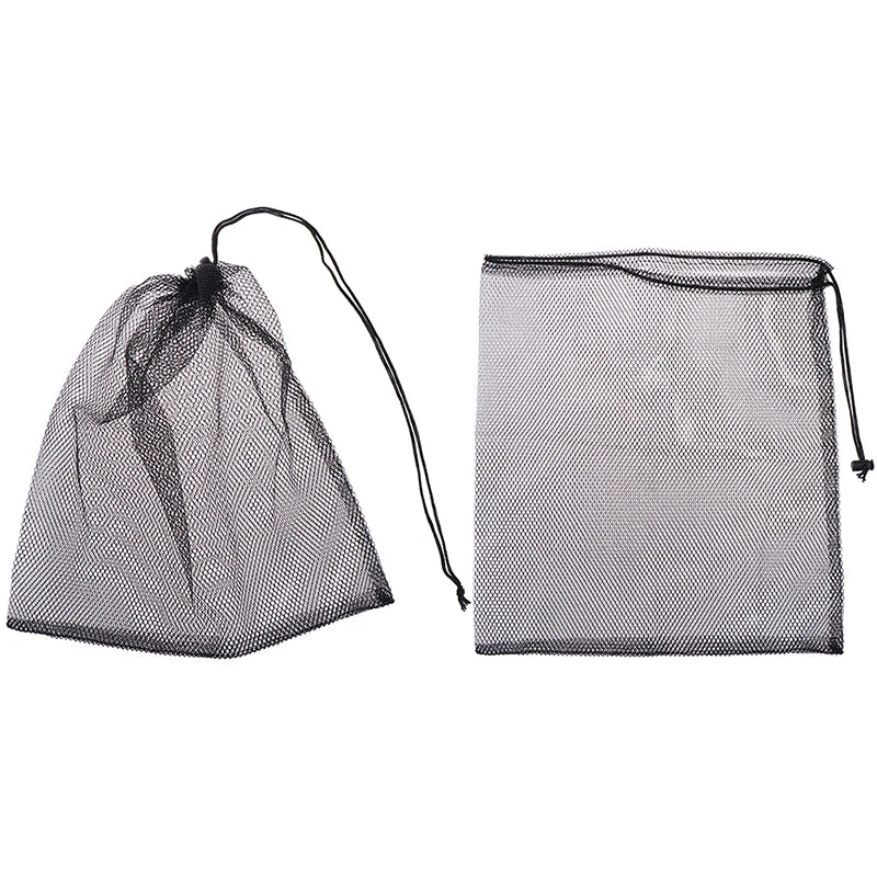 Aquarium Filter Media Mesh Bag (Fish Tank Net Bag, Pond Filter Media Holder, Reusable)