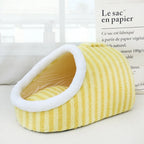 Portable Cartoon Striped Pet Bed (All-Season)