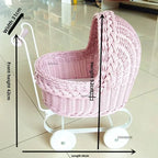 Pet Stroller with 4 Wheels Lightweight Pet Trolley for Outdoor Travel Camping Cats Dogs Cart Detachable Multifunctional Carrier