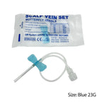 Double-Wing Blood Infusion Needles, Bulk Lot (50-Pack)