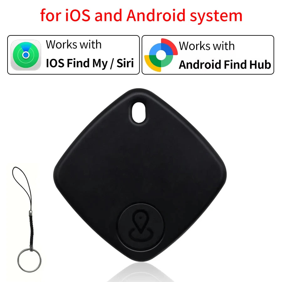 Mini Bluetooth Pet Tracker Compatible with Apple Find My - Anti-Loss GPS Locator for Cats & Dogs (iOS & Android)