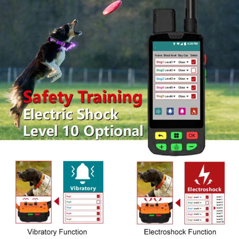 Smart Hunting Dog Collar with Shot Detection Radar & Blood Trail Mode