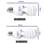 E27 13W/26W Reptile Uvb Lamp  Calcium Supplement Lamp UVB5.0/10.0 for Tortoise Lizard Snake  UV Lamp for Succulent Plants