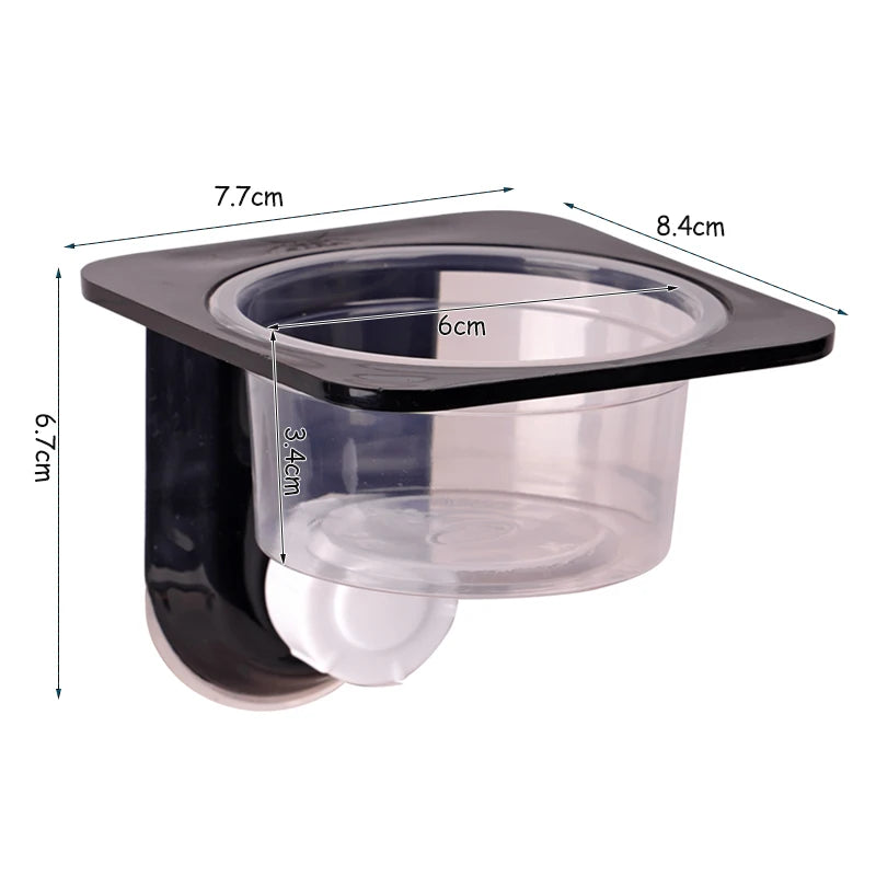 Reptiles & Amphibians Lizard Gecko Suction Cup Feed Bowls Food Container with Bowl for Reptile Food and Water Feeding