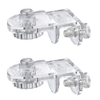 Aquarium Accessories Fish Tank Net Holder Acrylic Transparent PP Anti-Jump Net Clamp Fixed Clip Aquarium Cover Holder Clips