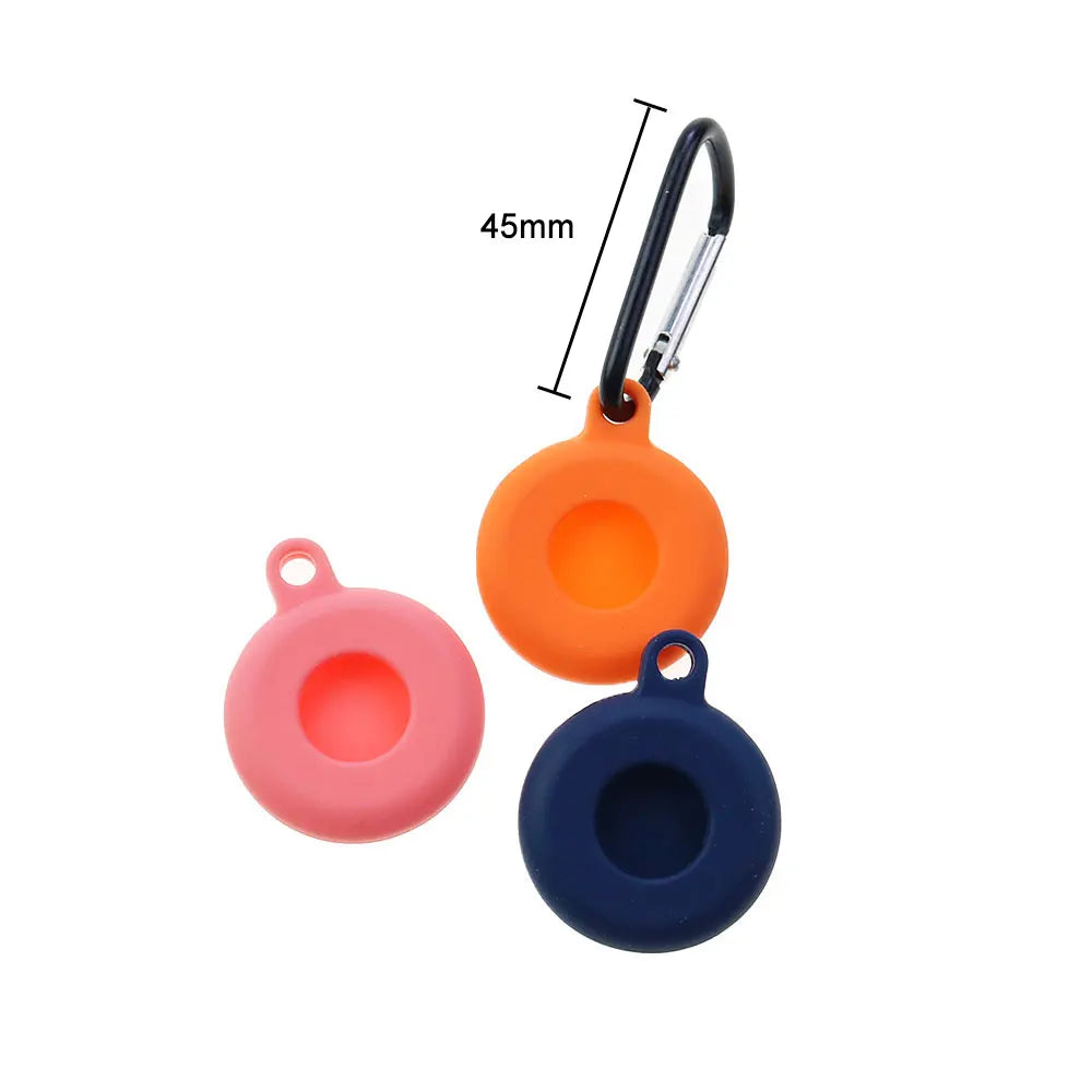 Silicone AirTag Protective Case with Keychain - Anti-Scratch Sleeve