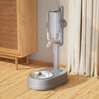 Multifunctional Dog Vertical Drinking Water Feeder No-Drip Non-slip Pet Automatic Water Dispenser Easy-Clean Pet Water Bowl Cat