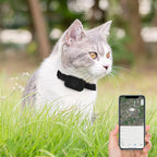 Long-Lasting Battery GPS Cat & Kitten Collar Tracker - Global Safety Locator for Medium & Large Puppies