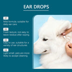 60ml Soothing Ear Itch Relief Drops for Dogs Gentle Pet Ear Cleaner, Nutrient Ingredients to Maintain and Nourish Ear Care Drops