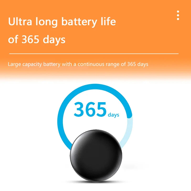 Mini 5G Bluetooth GPS Air Tag-Style Anti-Loss Tracking Reminder - Finder for Pets, Kids, Bags & Wallets