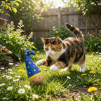 Wood Base Self-Balancing Turkey Feather Cat Tumbler — Bite-Resistant Cartoon Interactive Pet Training Toy